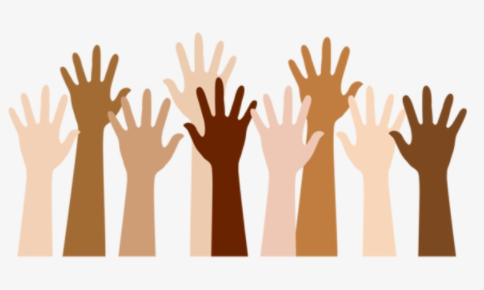 DEI hands up