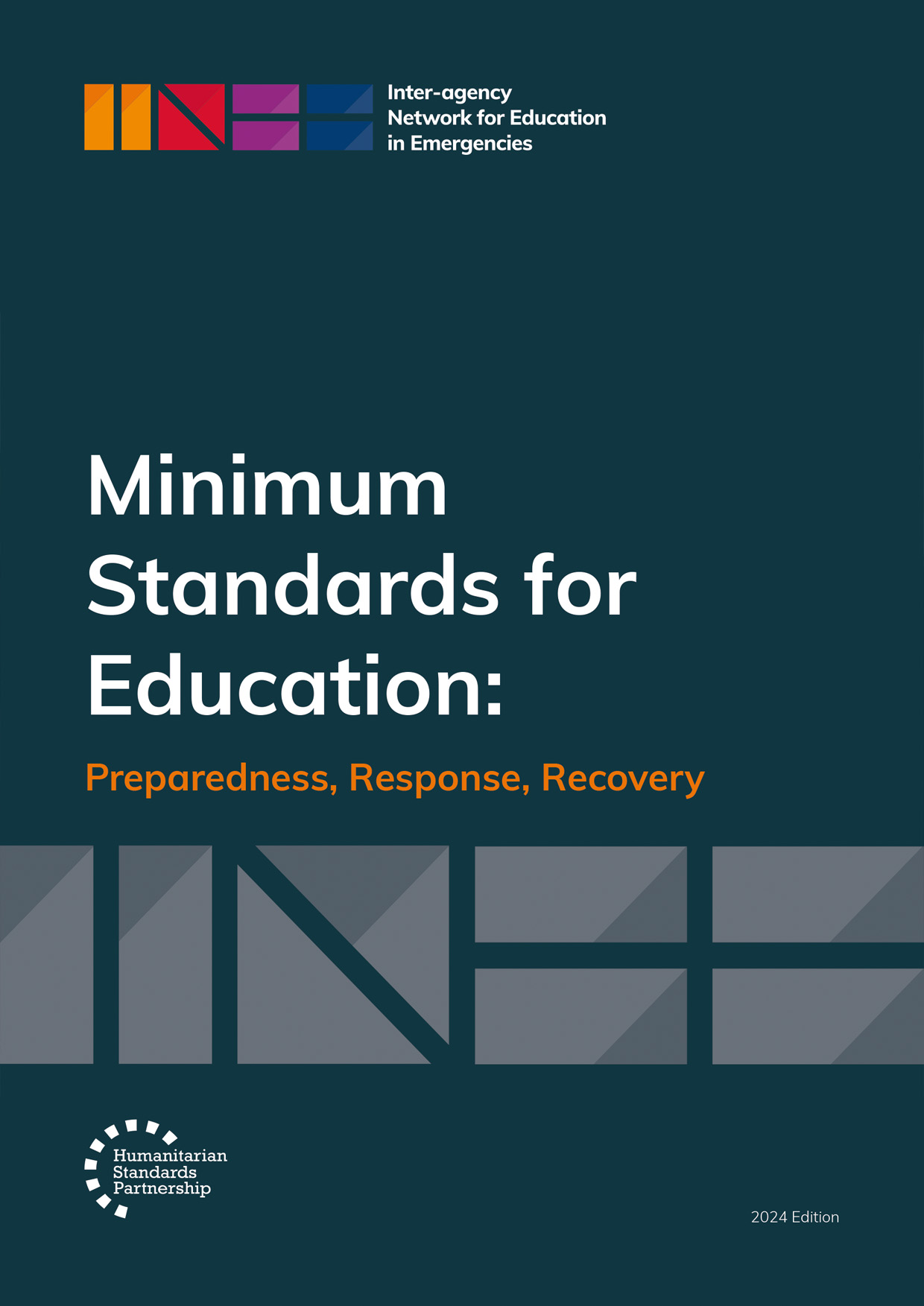 INEE Minimum Standards 2024 cover EN