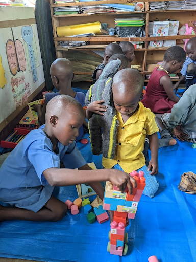Children in a rural Ugandan ECD center during a free play session (photo: Amy Parker/ Save the Children)