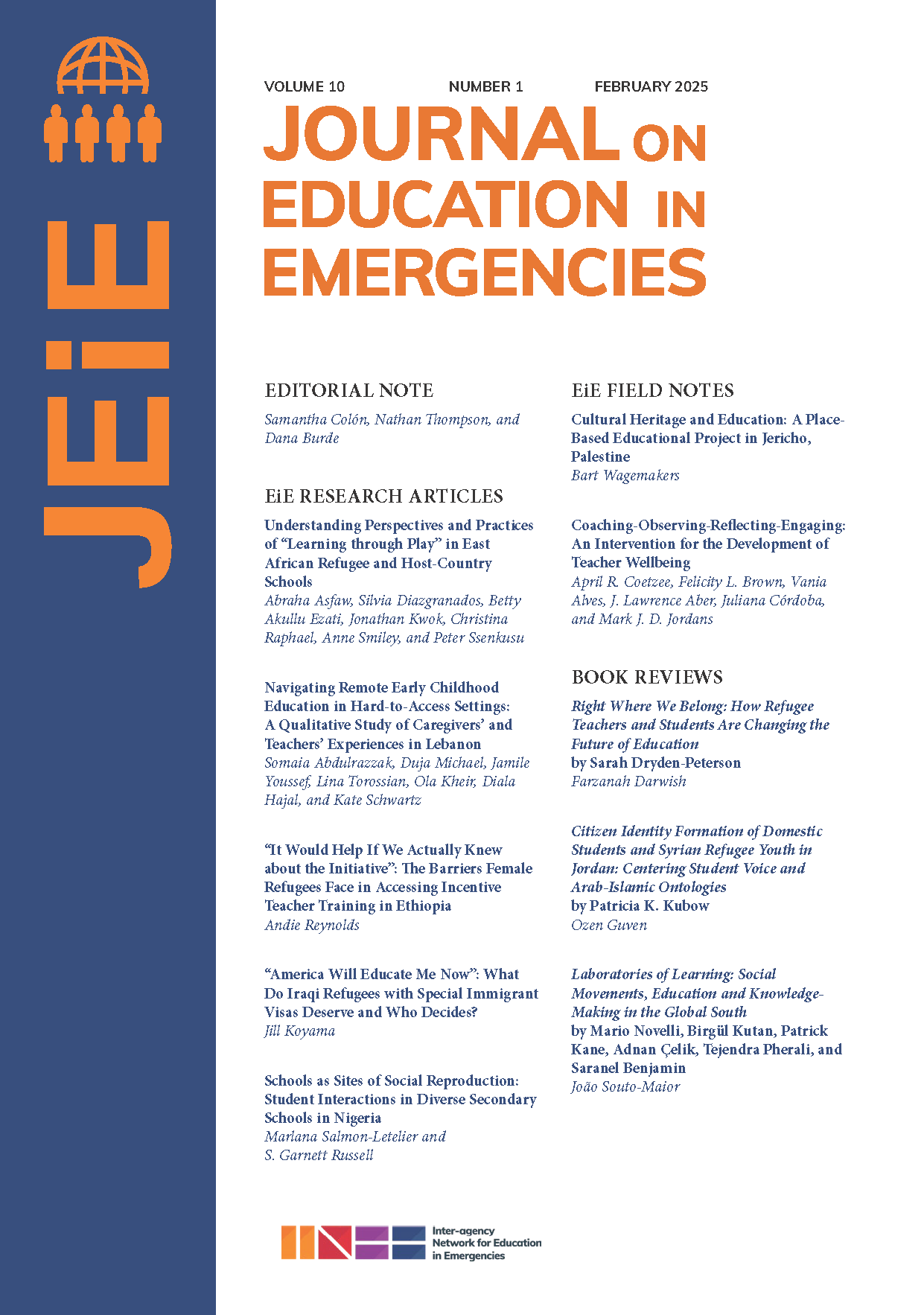 JEiE Cover