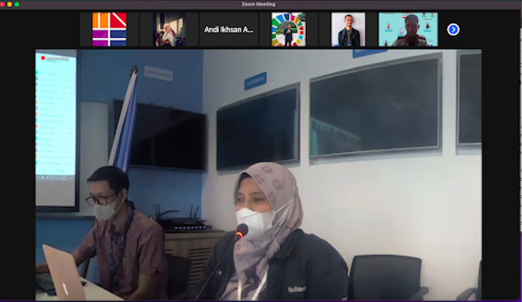 Hybrid Meet-Up titled "Youth in Education in Emergencies in Indonesia", October 2022.