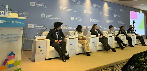 Panelists at the session "Nurturing care and learning for all"