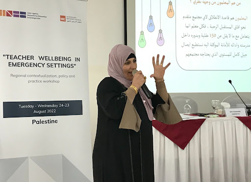 Teacher Wellbeing Workshop Palestine