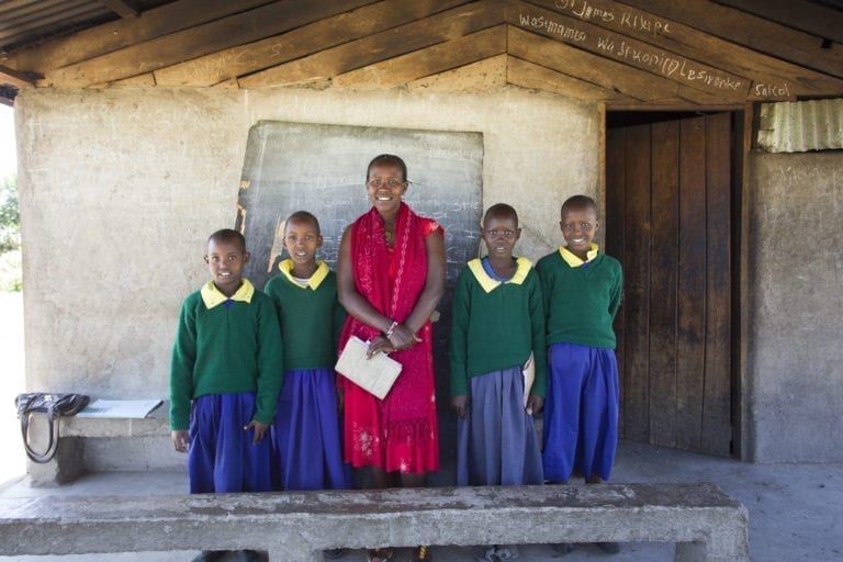 A group of young women smiling. 